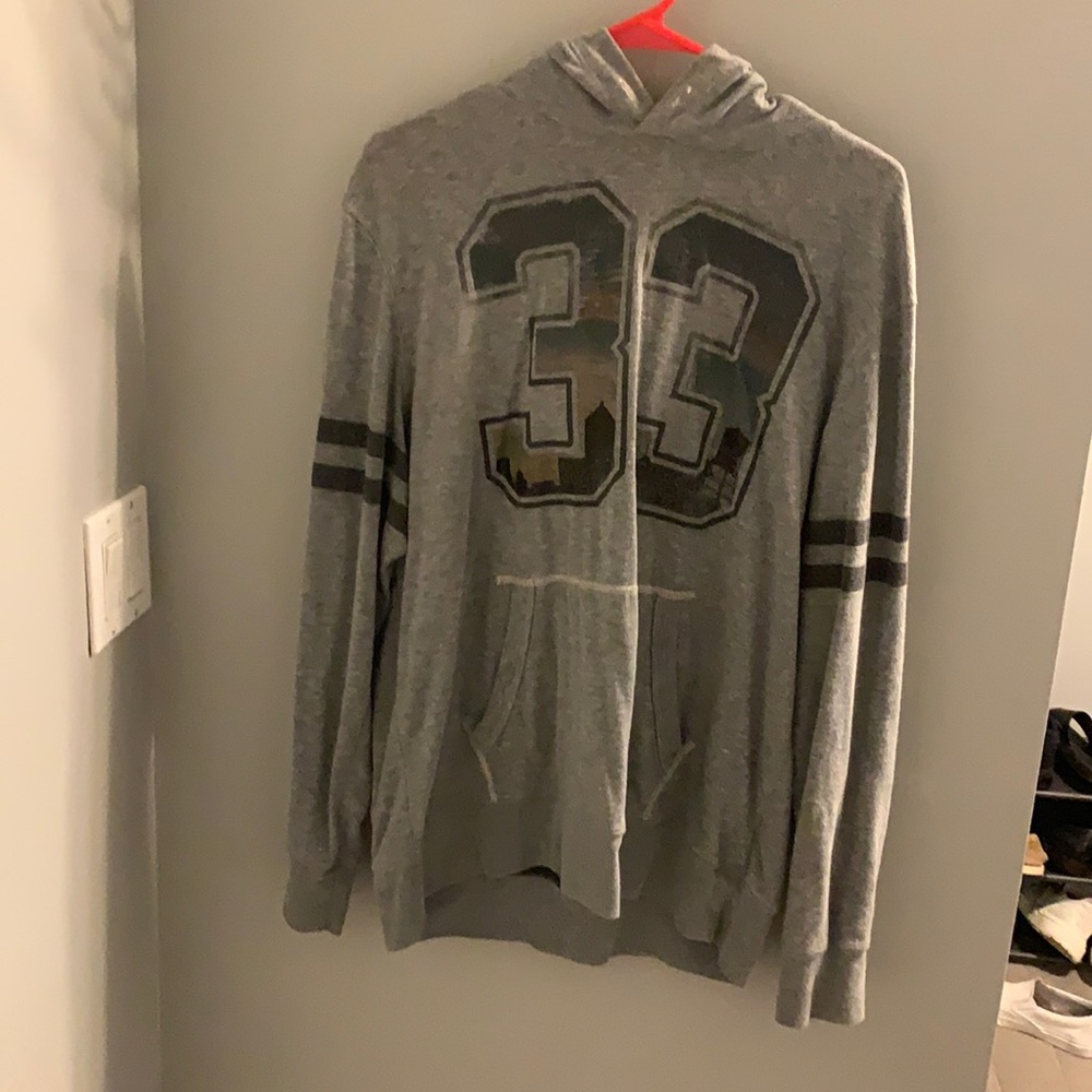 Gray American Eagle Hoodie